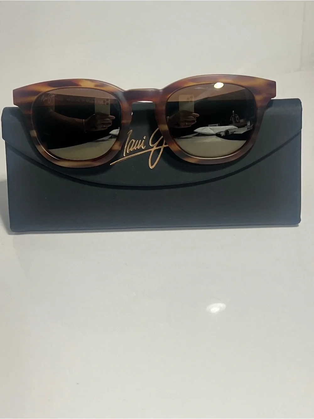 Maui Jim Brown Tortoise Sunglasses with Brown Lenses
